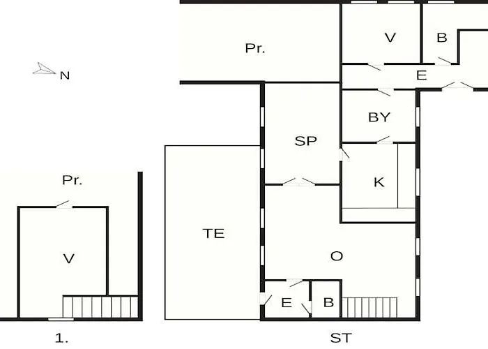 アパート 5 Person In Borkop-by Traum ボルコップ
